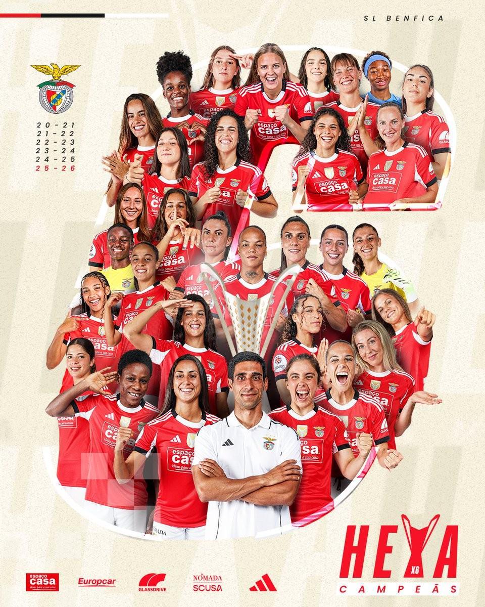 本菲卡女足连续第6次夺得联赛冠军，邵子钦已与球队签约